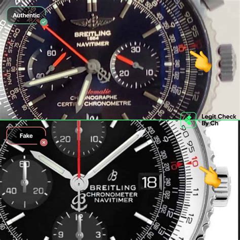 fake breitling chronograph with one crown|how to check for breitling.